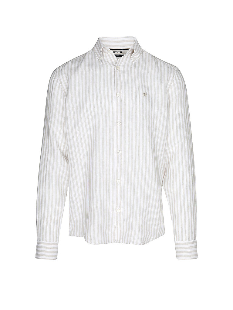 Leinenhemd H-LIAM beige M herren