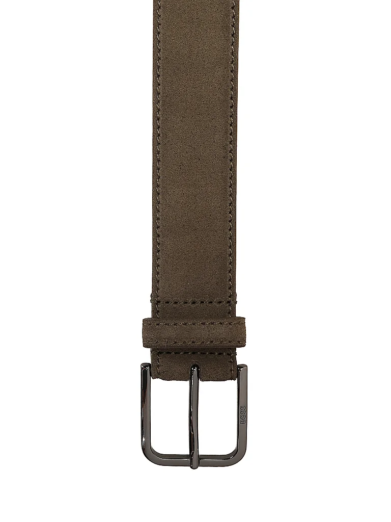 BOSS Ceinture en cuir MADISON-B1 vert | 90