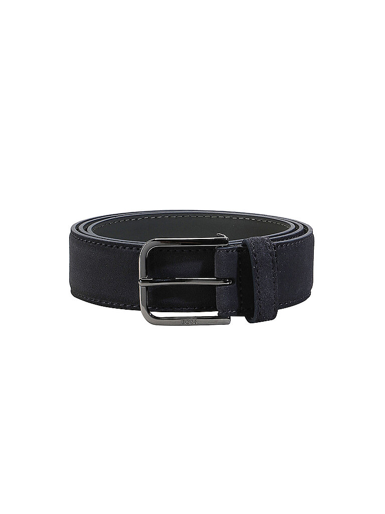 BOSS Ledergürtel MADISON-B1 dunkelblau | 95