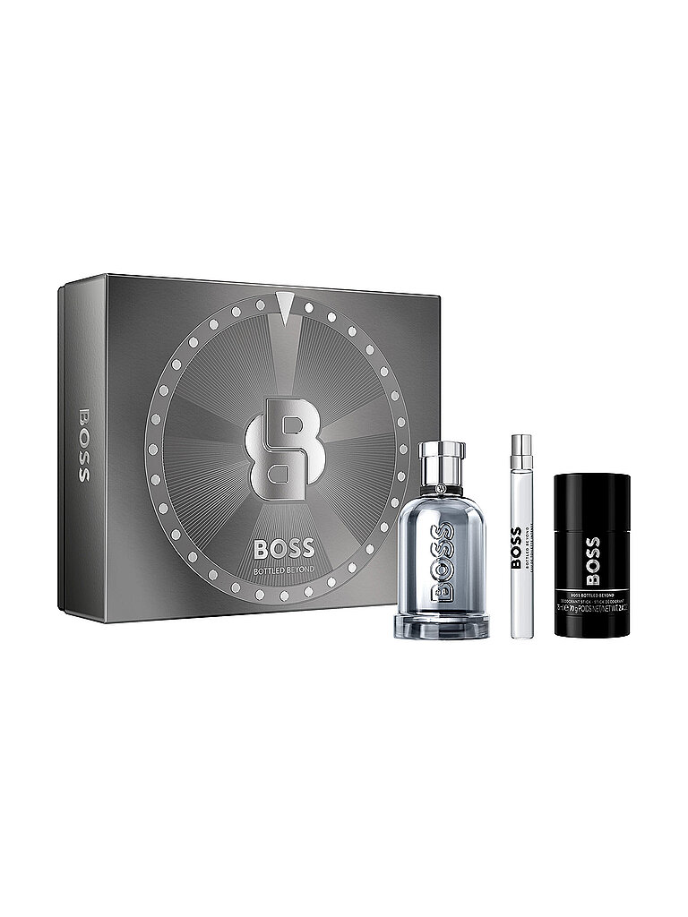 BOSS Bottled Beyond Eau de Toilette Intense und Deodorant-Stick Set 100ml / 75ml / 10ml