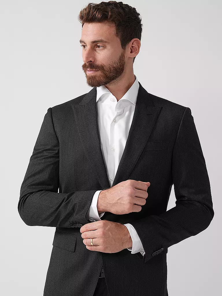 BOSS | Anzug Slim Fit | schwarz