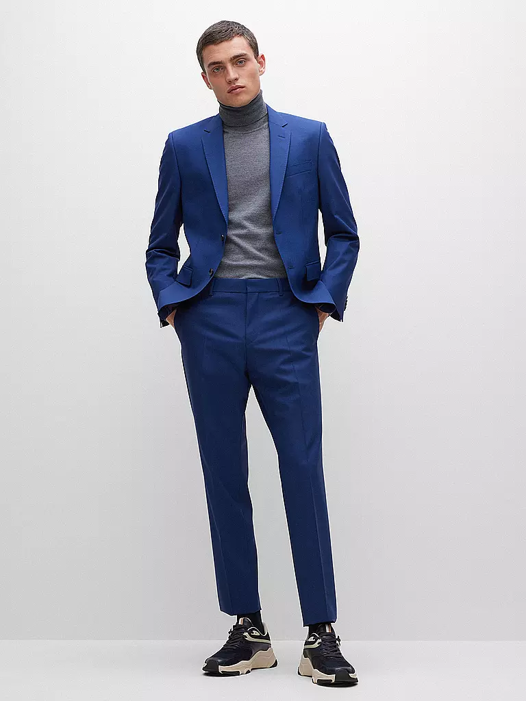 BOSS | Anzughose Slim Fit GENUIUS | blau