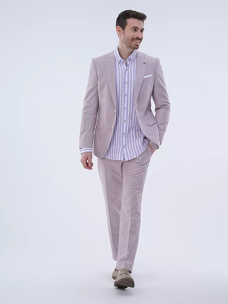 BOSS | Anzughose Slim Fit H-GENIUS-242 | rosa