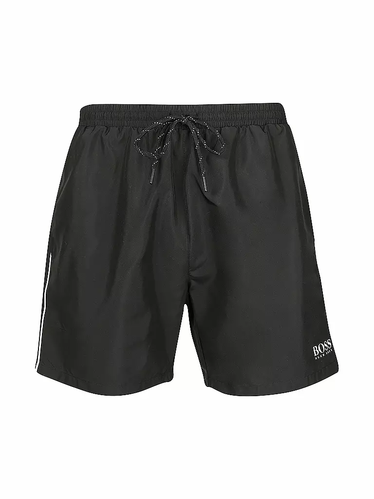 BOSS | Badeshorts | schwarz