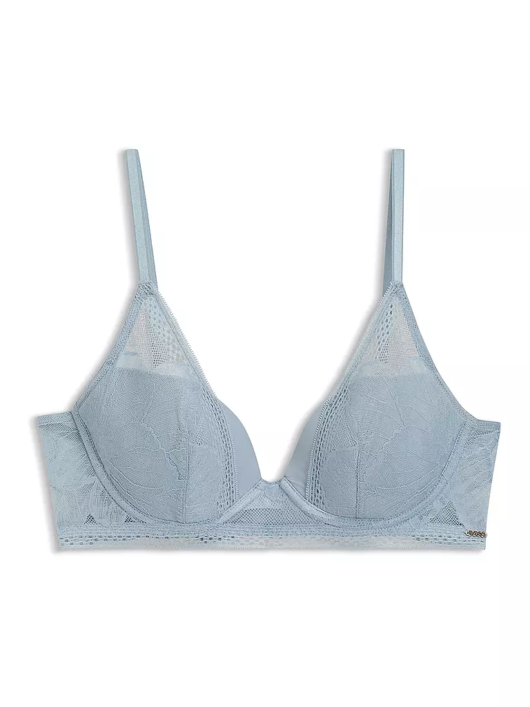 BOSS | BH mit Bügel HALF PAD_PEONY LACE light blue | hellblau