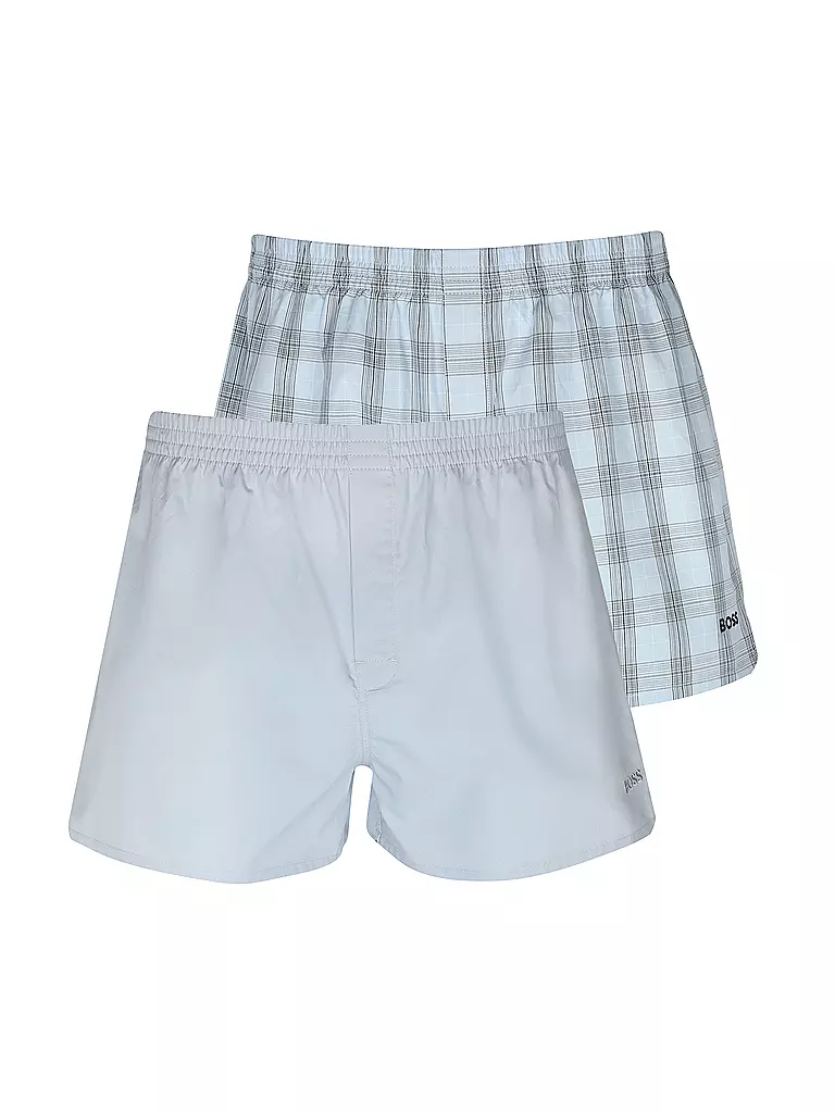 BOSS | Boxershorts 2-er Pkg light pastel blue | Hellblau