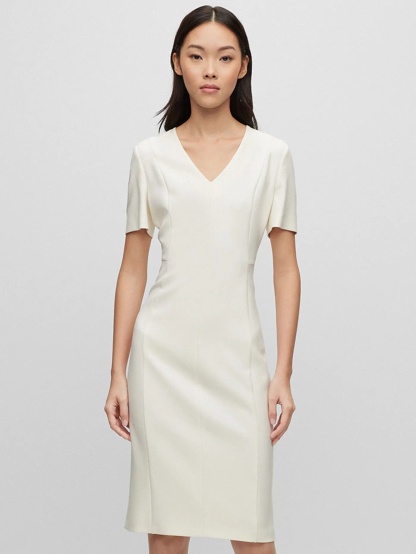 BOSS | Businesskleid DAMAISA | weiss