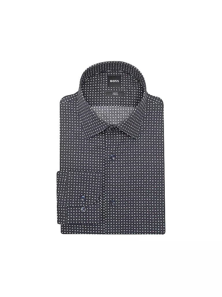 BOSS | Hemd Slim Fit H-HANK-KENT-C1 | dunkelblau