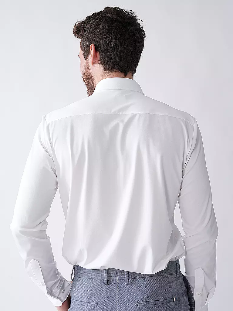 BOSS | Hemd Slim Fit ROAN  | weiss
