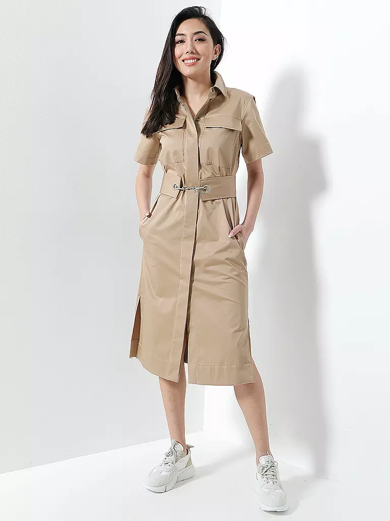 BOSS | Hemdblusenkleid Durila | beige