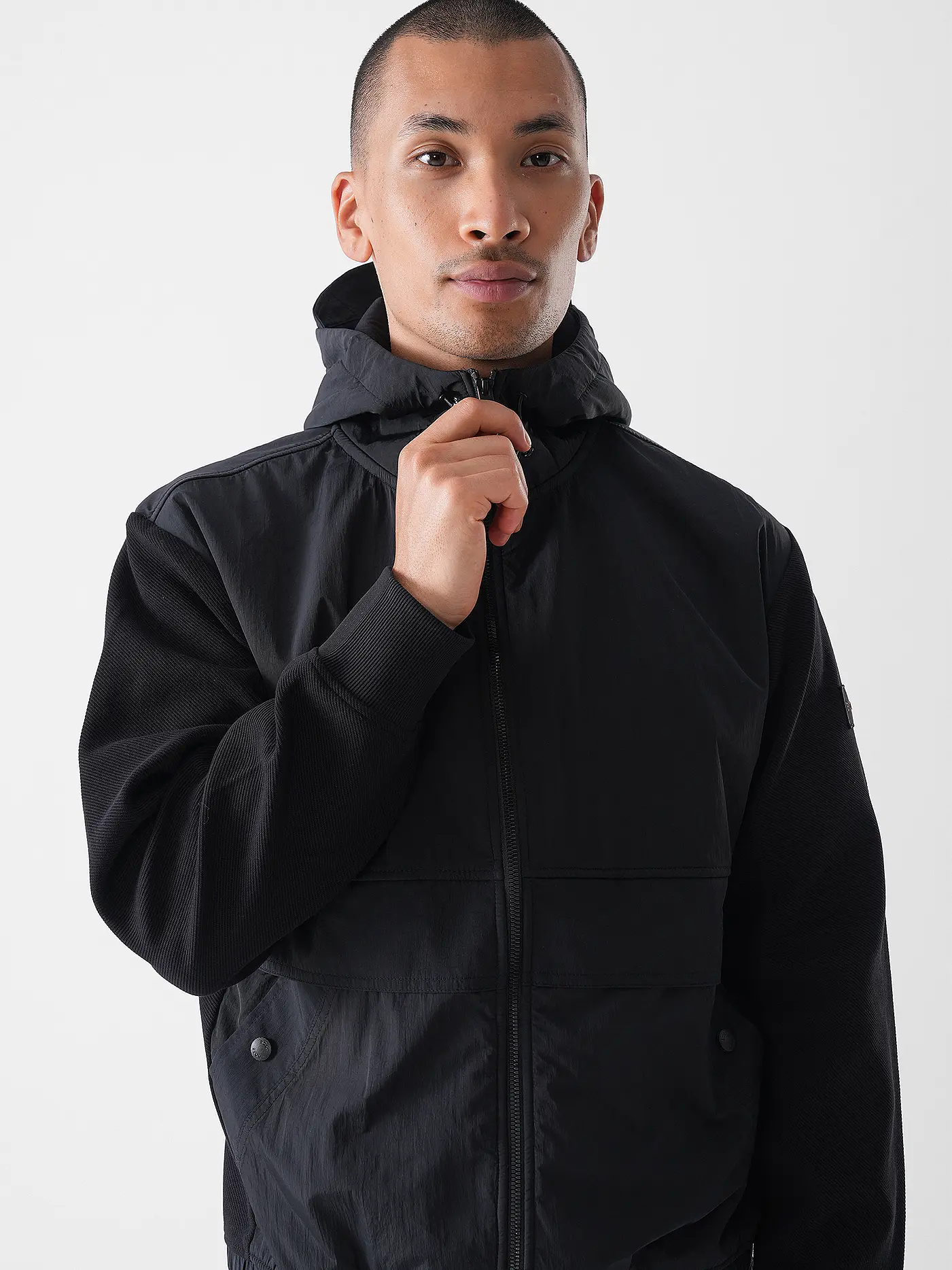 BOSS | Jacke ZE__HOOD | schwarz