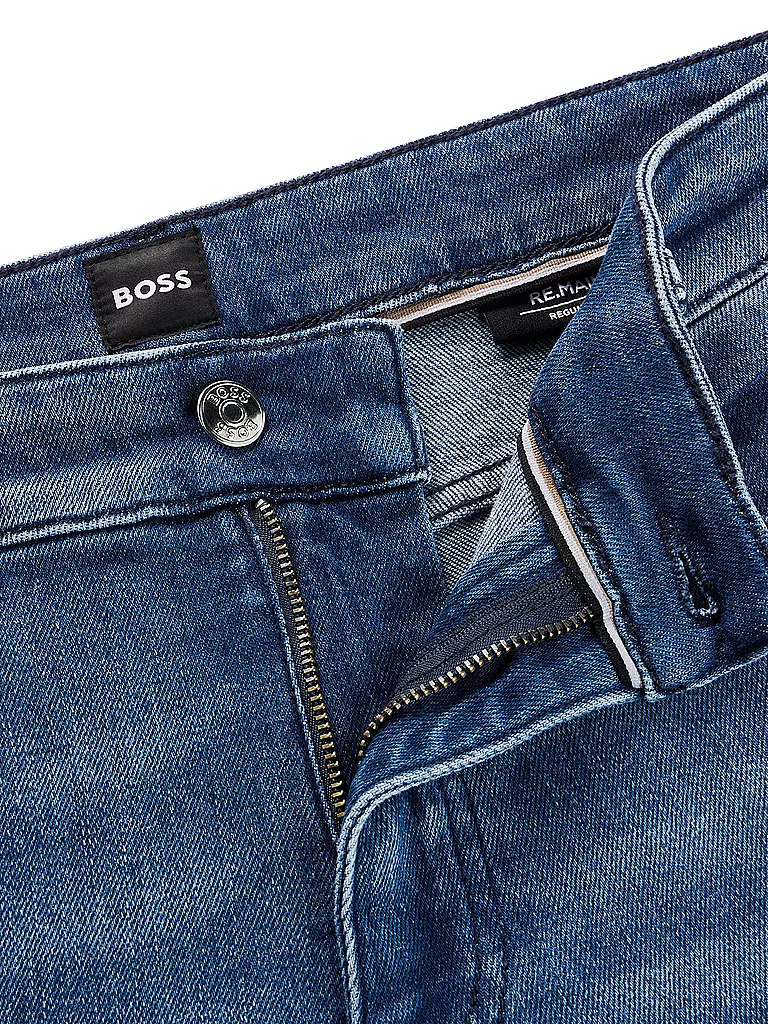 BOSS | Jeans Straight Fit RE.MAINE | blau