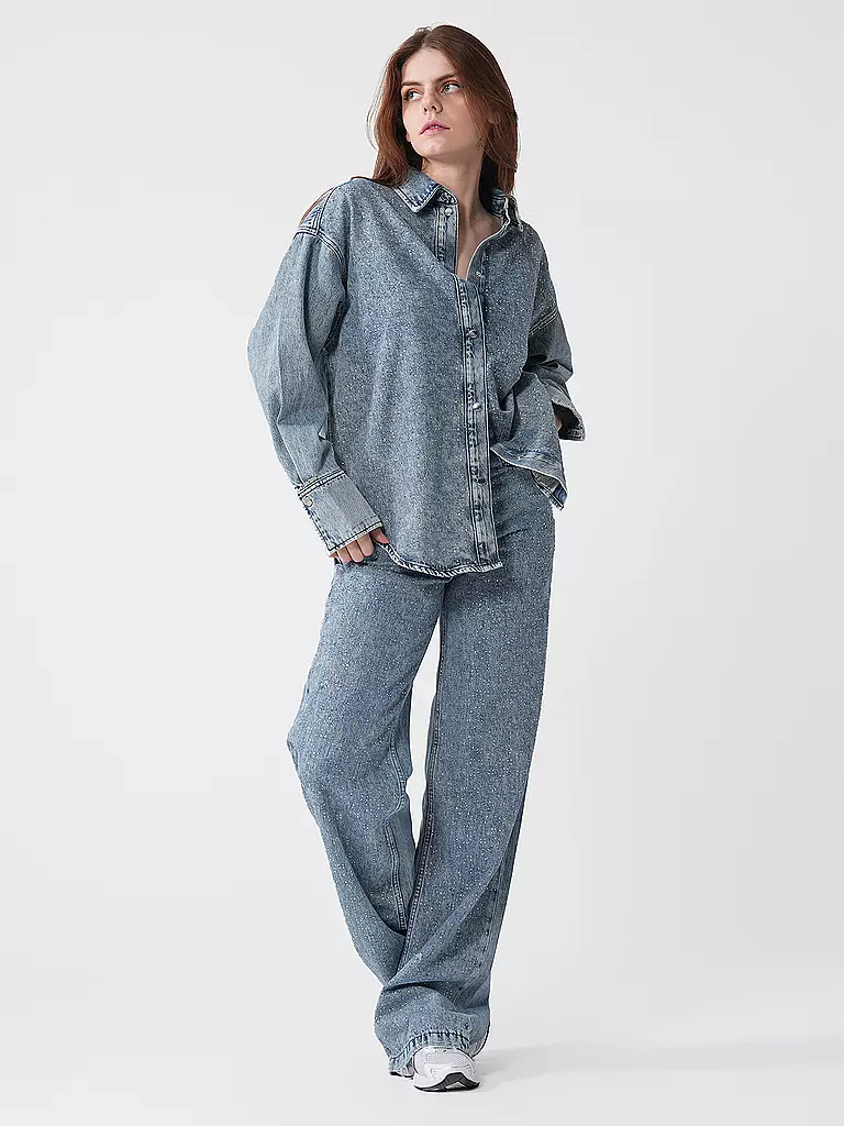 BOSS | Jeans Wide Leg Fit MARLENE  | blau