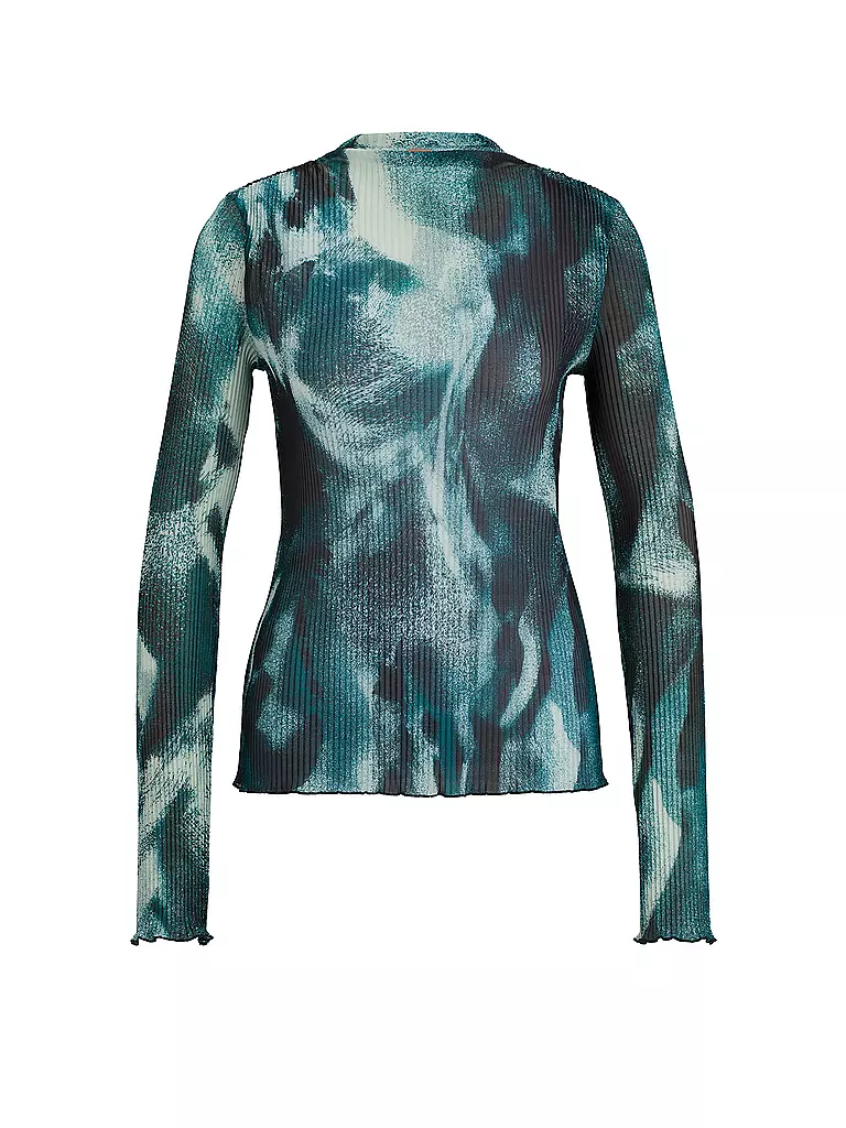 BOSS | Langarmshirt ESAMI_AOP | grün