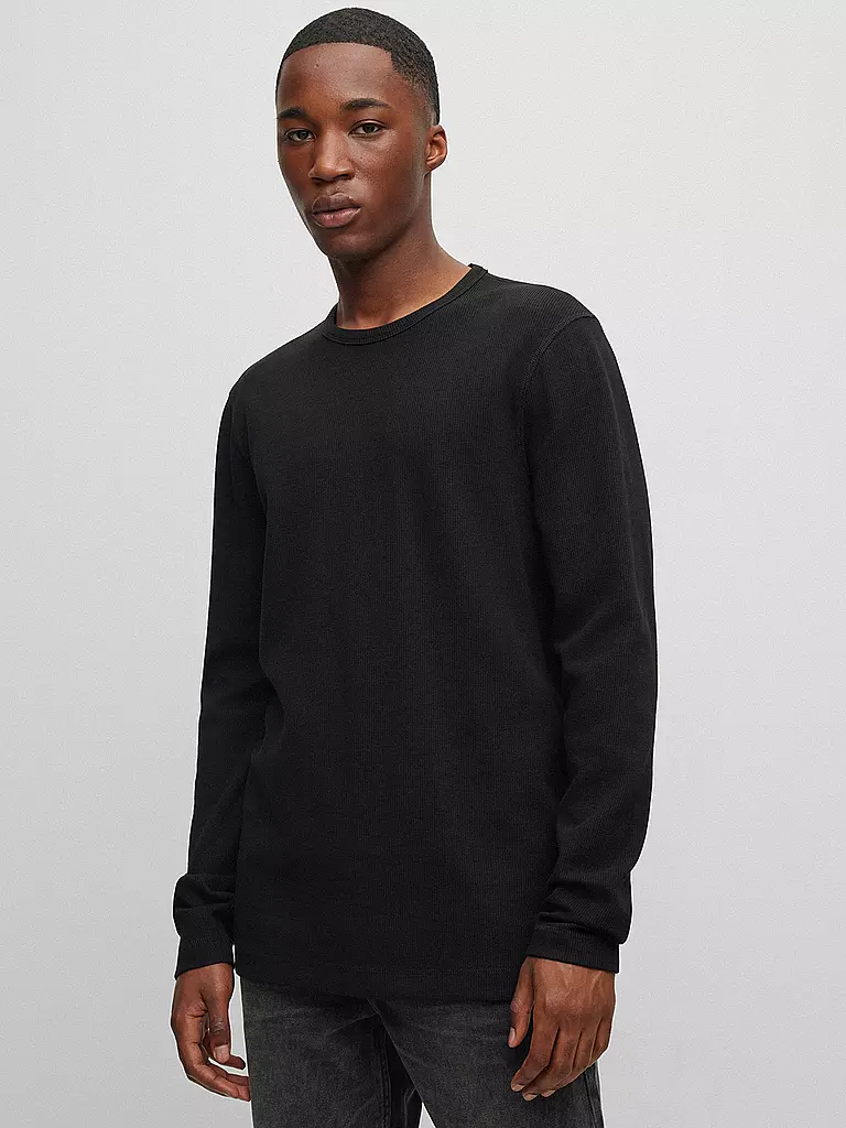 BOSS | Langarmshirt | schwarz