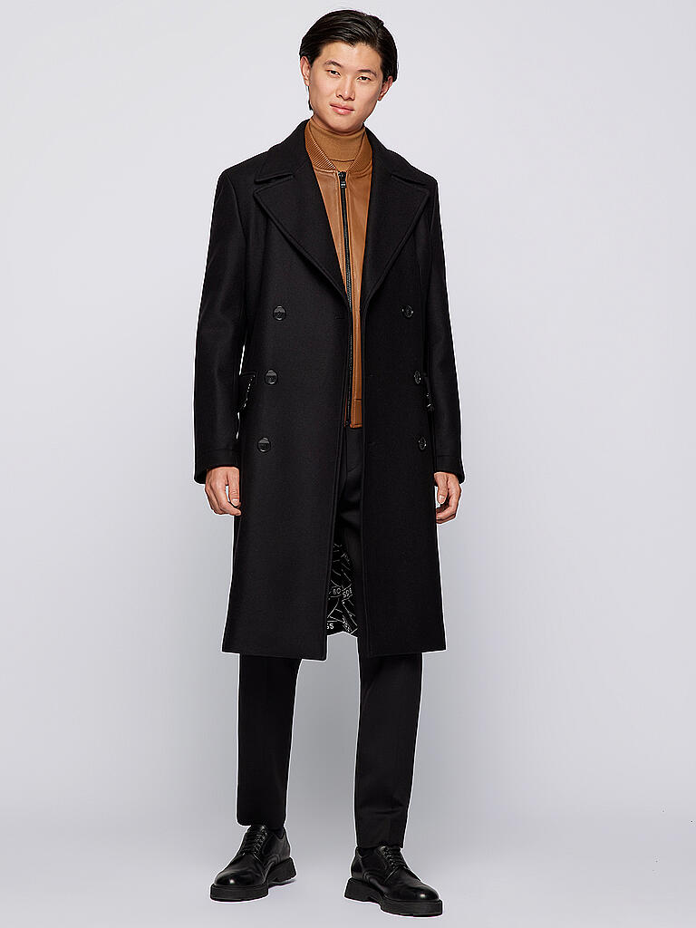 BOSS | Lederblouson MALBAN | braun