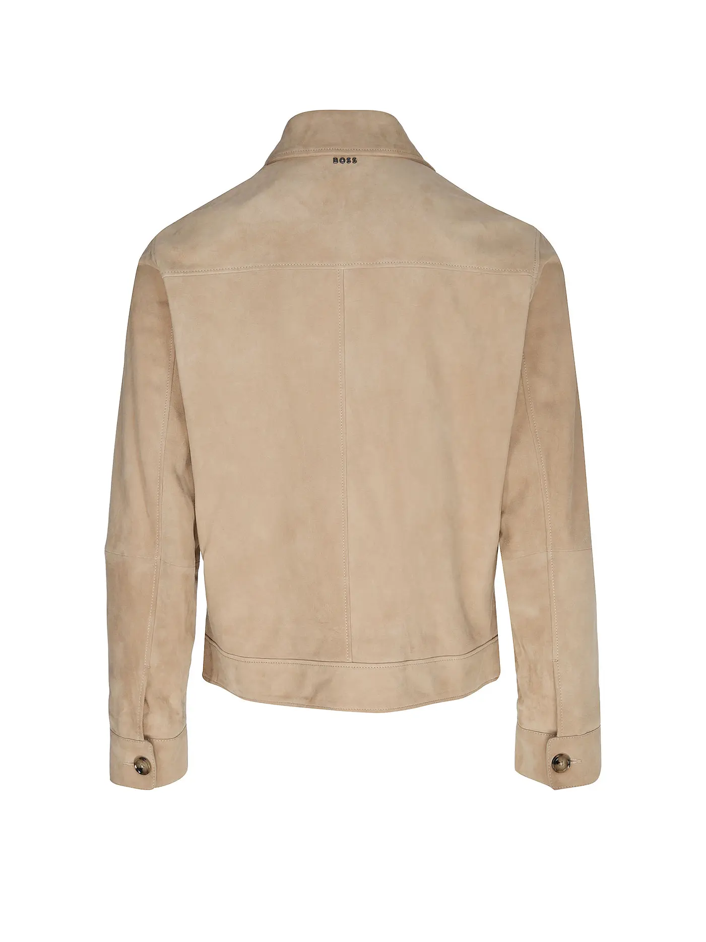 BOSS | Lederjacke H-MALBANO5  | beige