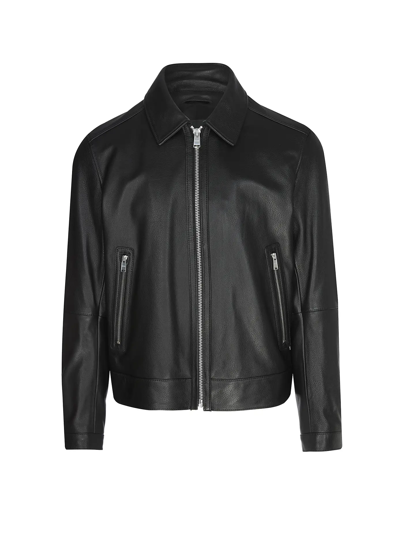 BOSS | Lederjacke H-MAPSON4 | schwarz
