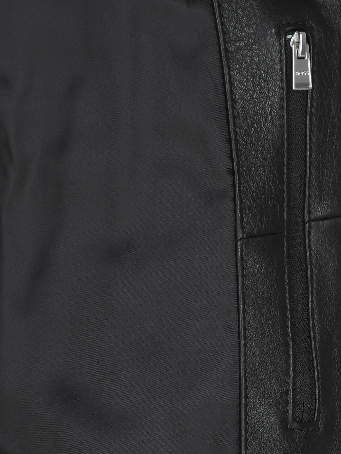 BOSS | Lederjacke H-MAPSON4 | schwarz