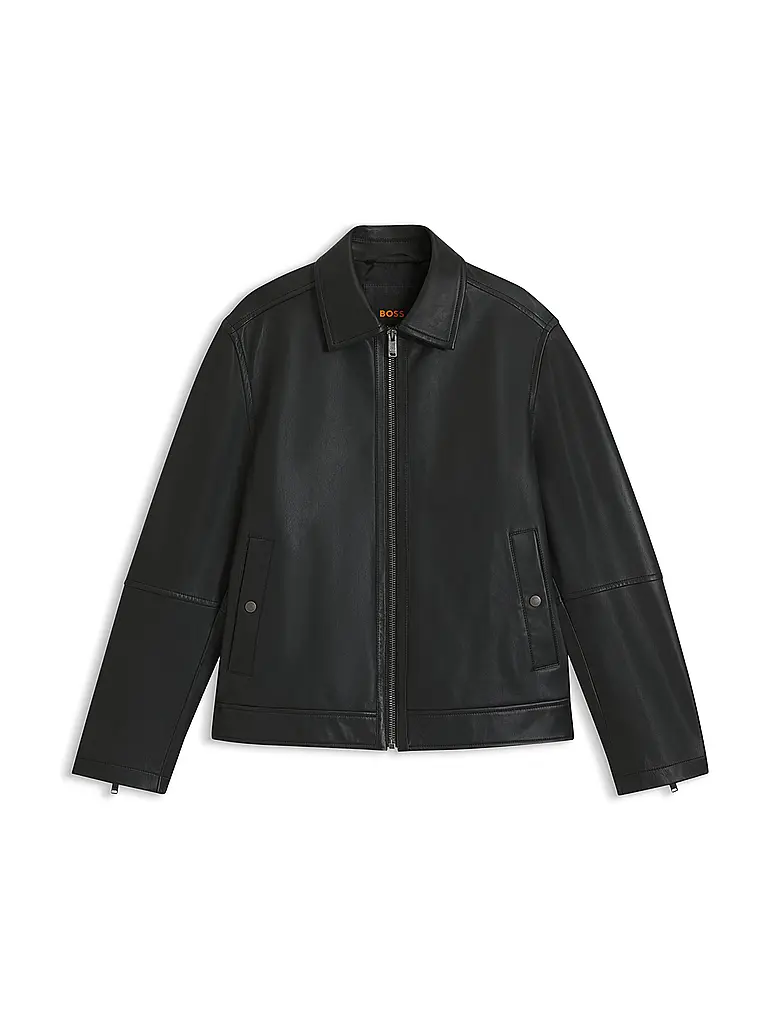 BOSS | Lederjacke JOGEAR | Schwarz