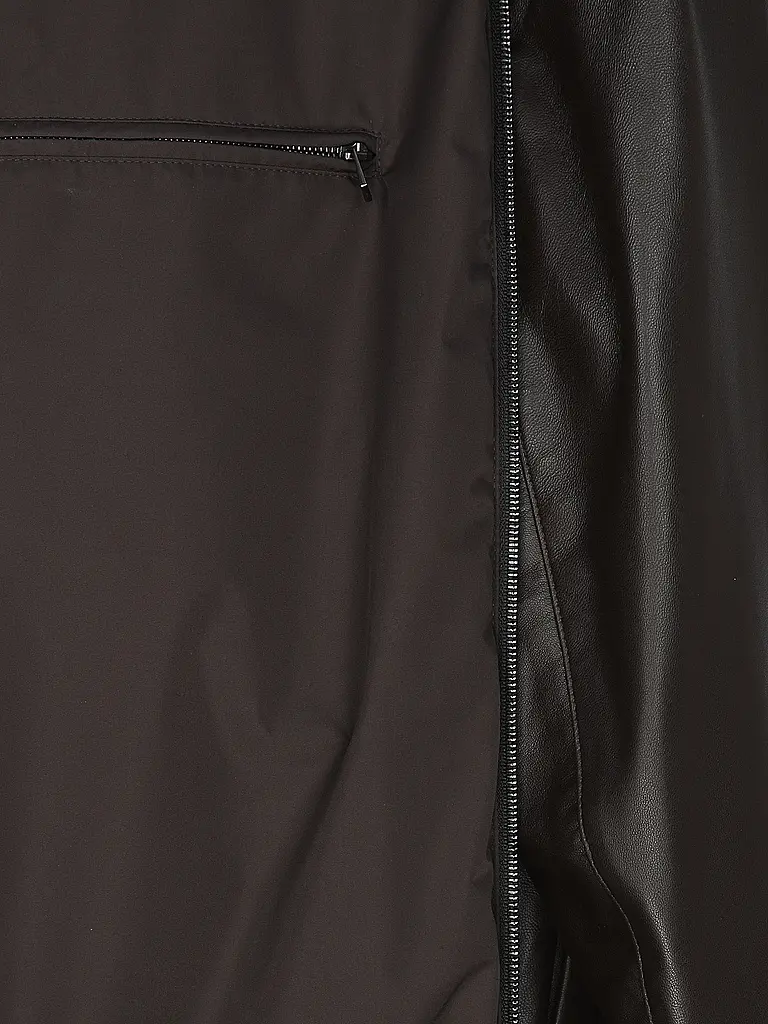 BOSS | Lederjacke L-MUBUK2  | braun