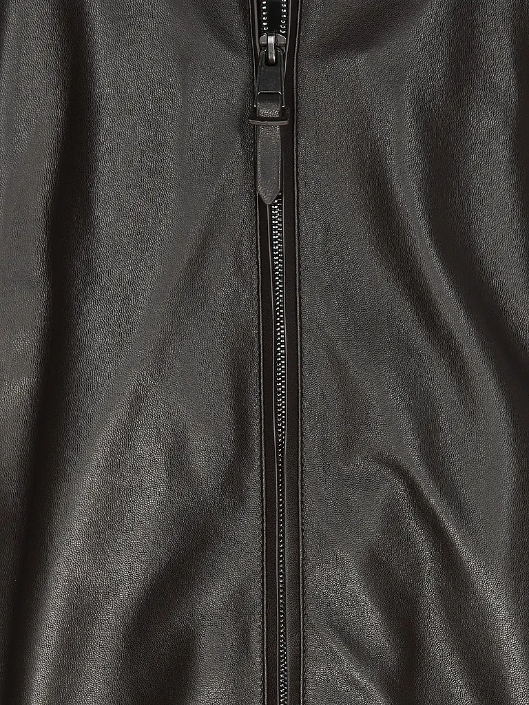 BOSS | Lederjacke L-MUBUK2  | braun