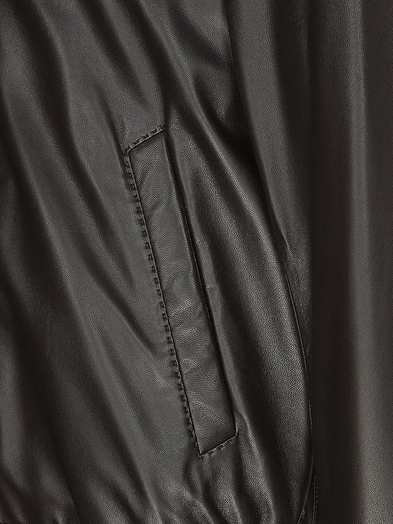 BOSS | Lederjacke L-MUBUK2  | braun