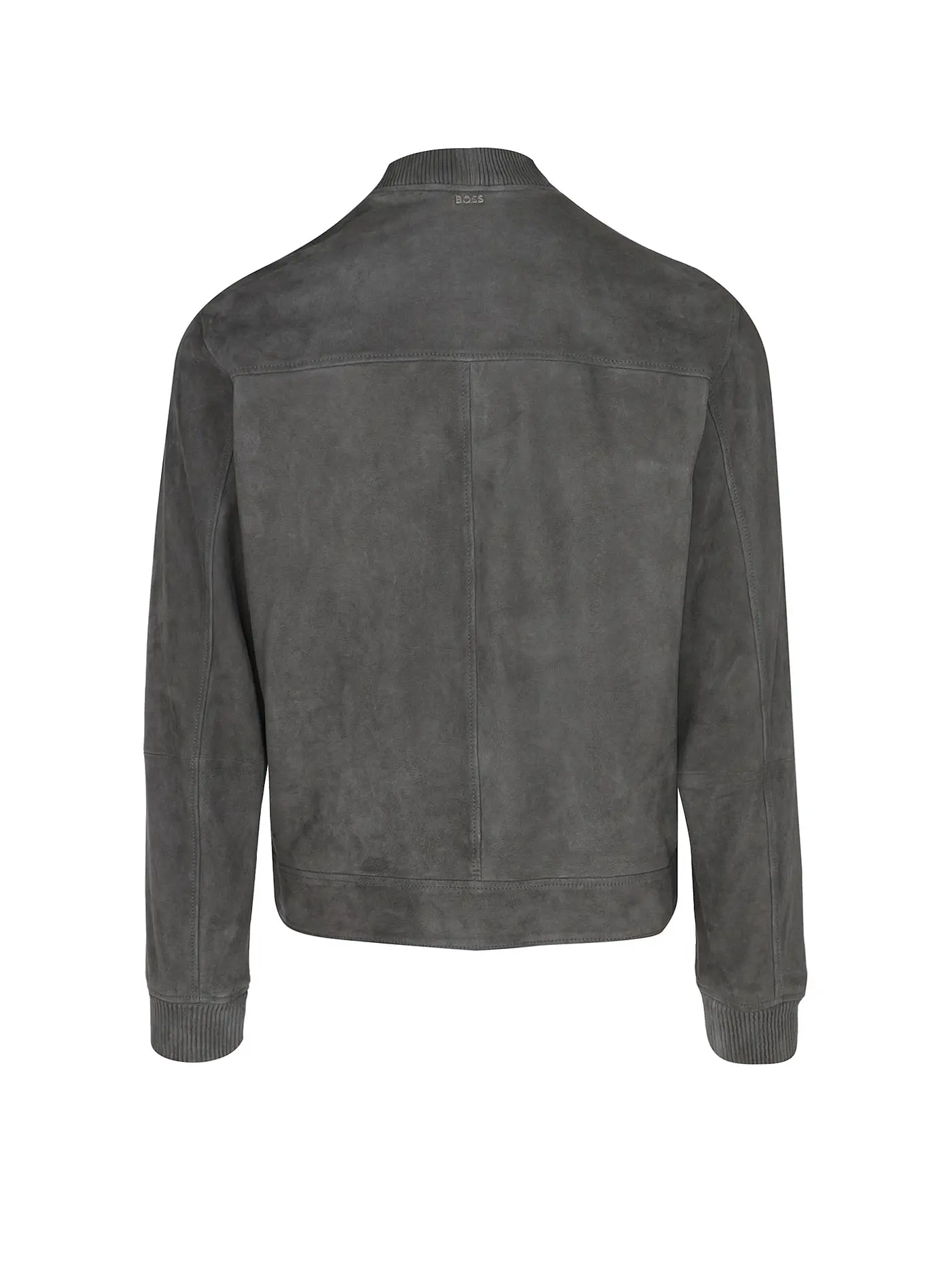 BOSS | Lederjacke | grau