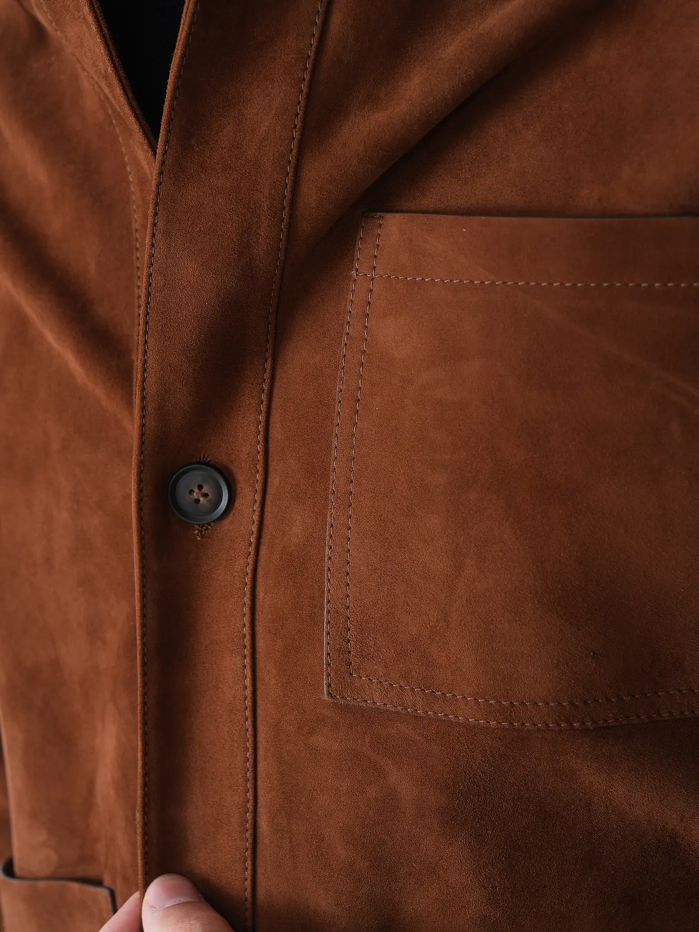 BOSS | Lederjacke | braun