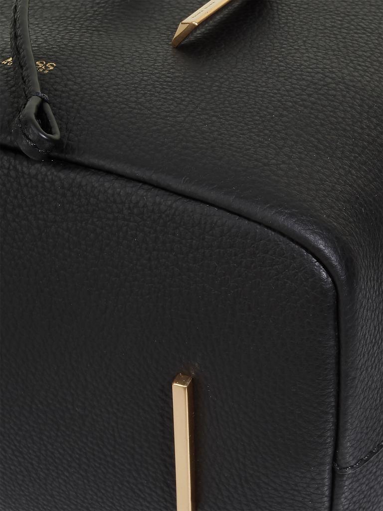 BOSS | Ledertasche - Beuteltasche "Kristin" | schwarz