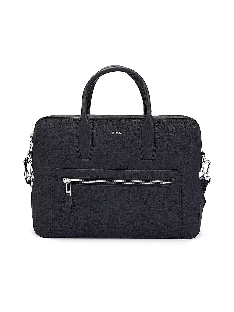 BOSS | Ledertasche - Laptoptasche HIGHWAY | schwarz