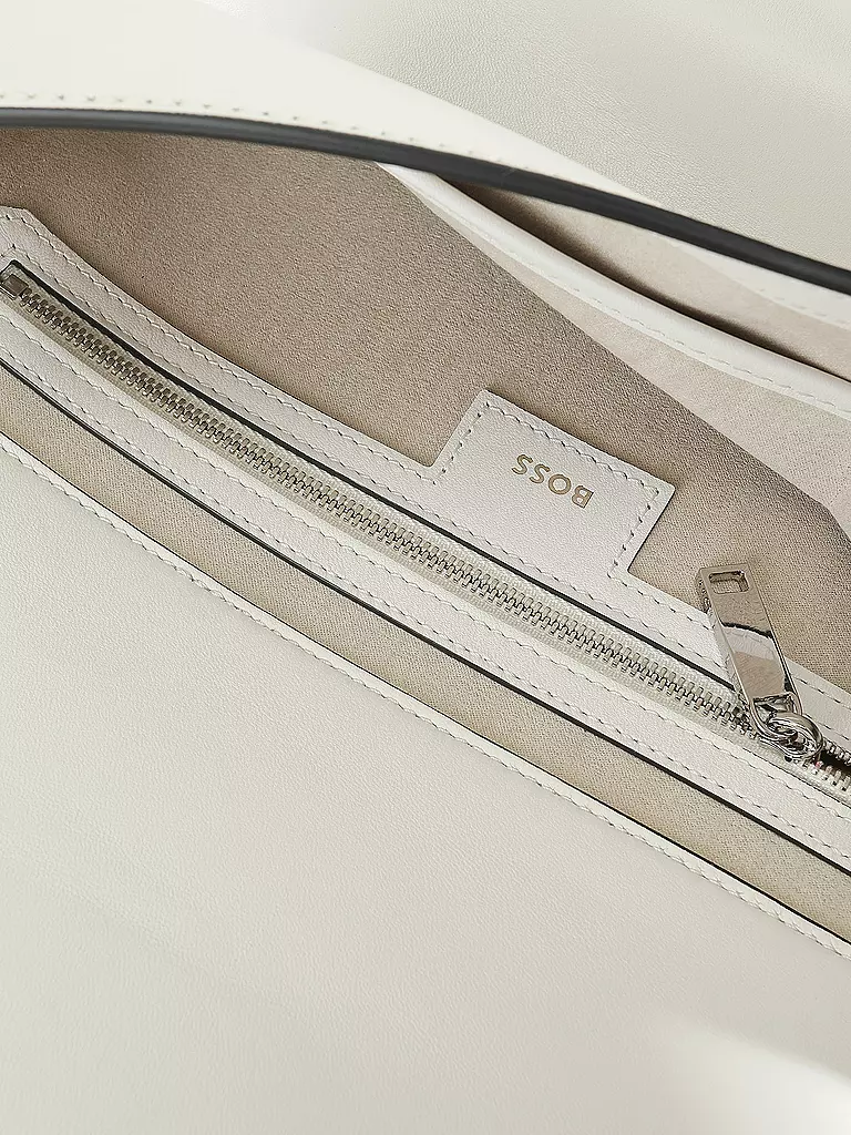 BOSS | Ledertasche - Umhängetasche Bianca | weiss