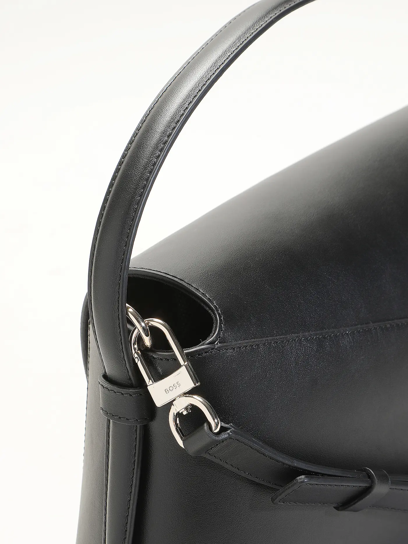BOSS | Ledertasche - Umhängetasche PETRAH | schwarz