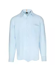 BOSS | Leinenhemd Regular Fit RELEGANT | hellblau
