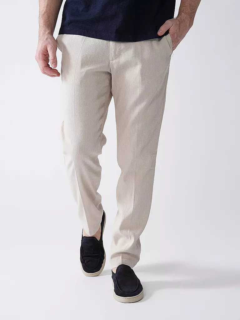 BOSS | Leinenhose KANE | olive