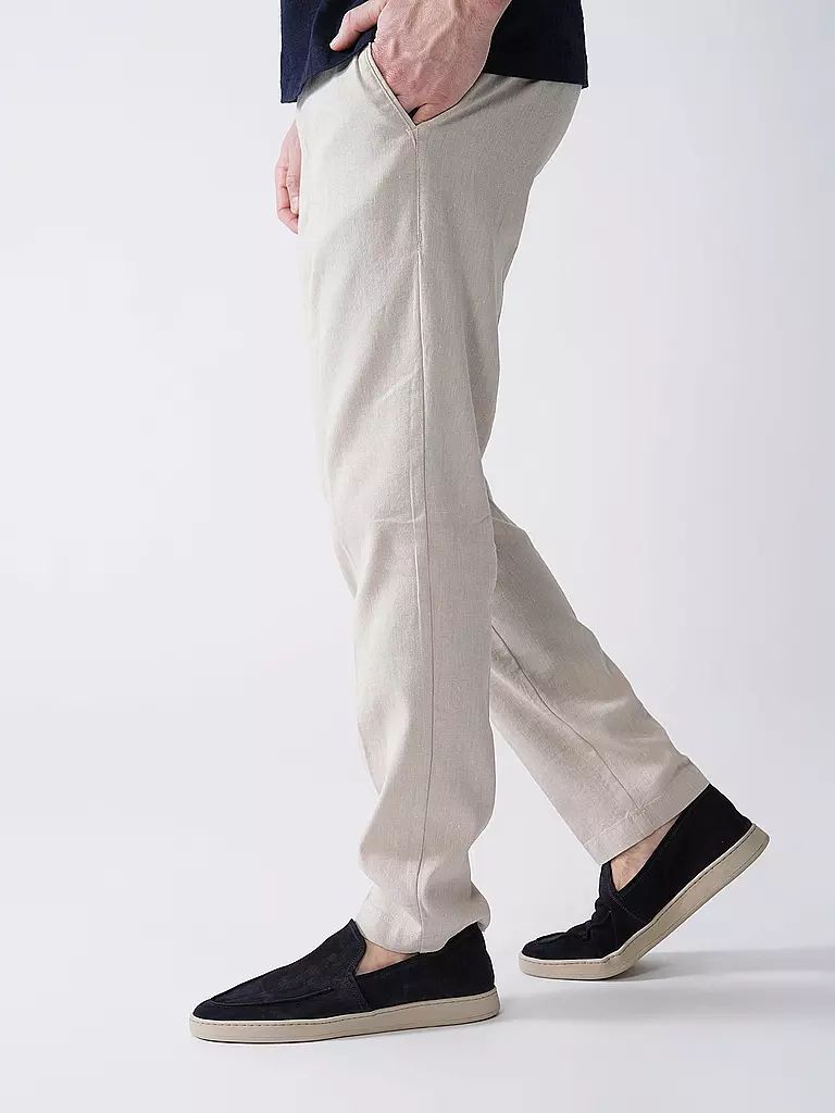 BOSS | Leinenhose KANE | olive