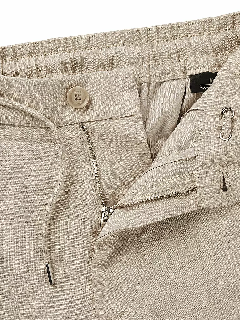 BOSS | Leinenhose KANE | olive