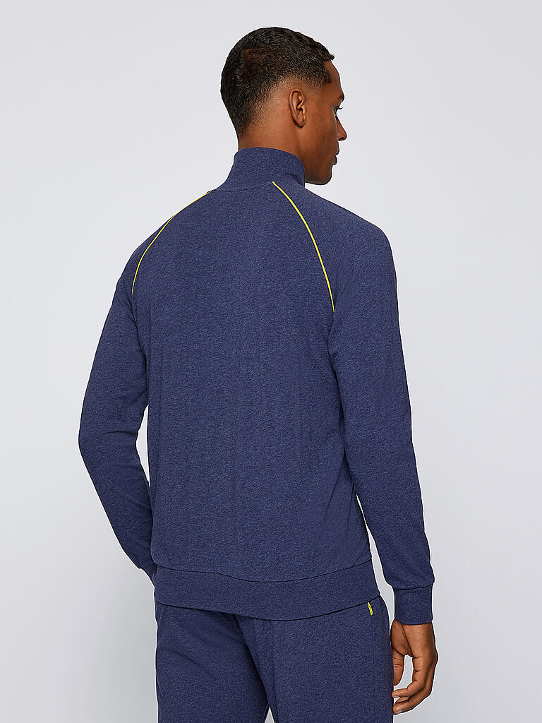 BOSS | Loungewear Jacke  | blau