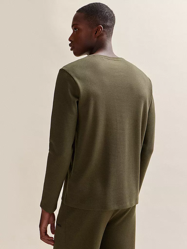 BOSS | Loungewear Shirt | dunkelgrün