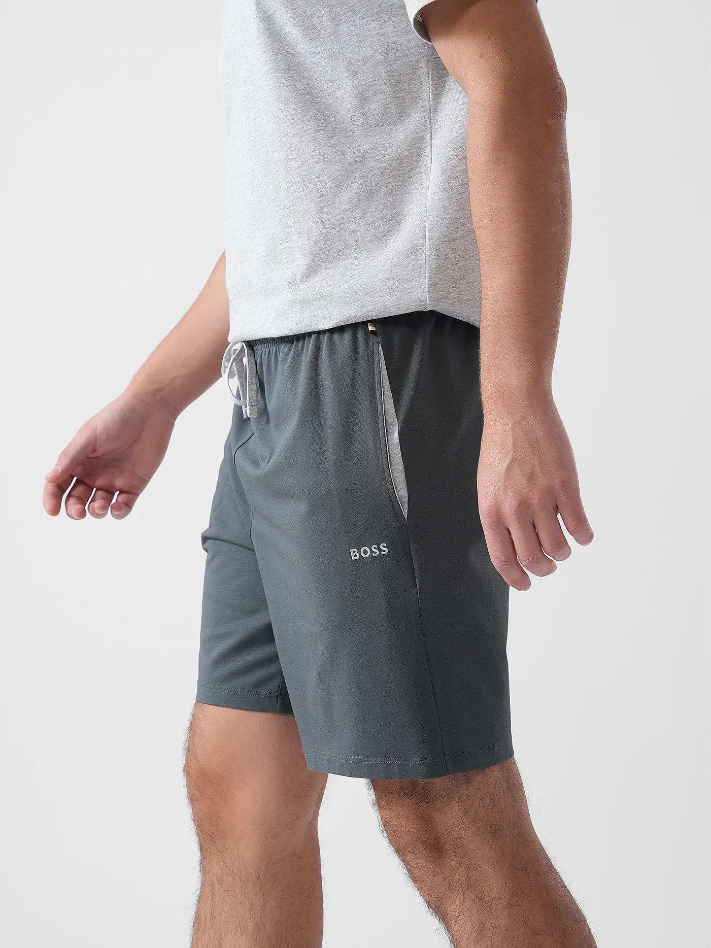 BOSS | Loungewear Shorts  | dunkelgrün