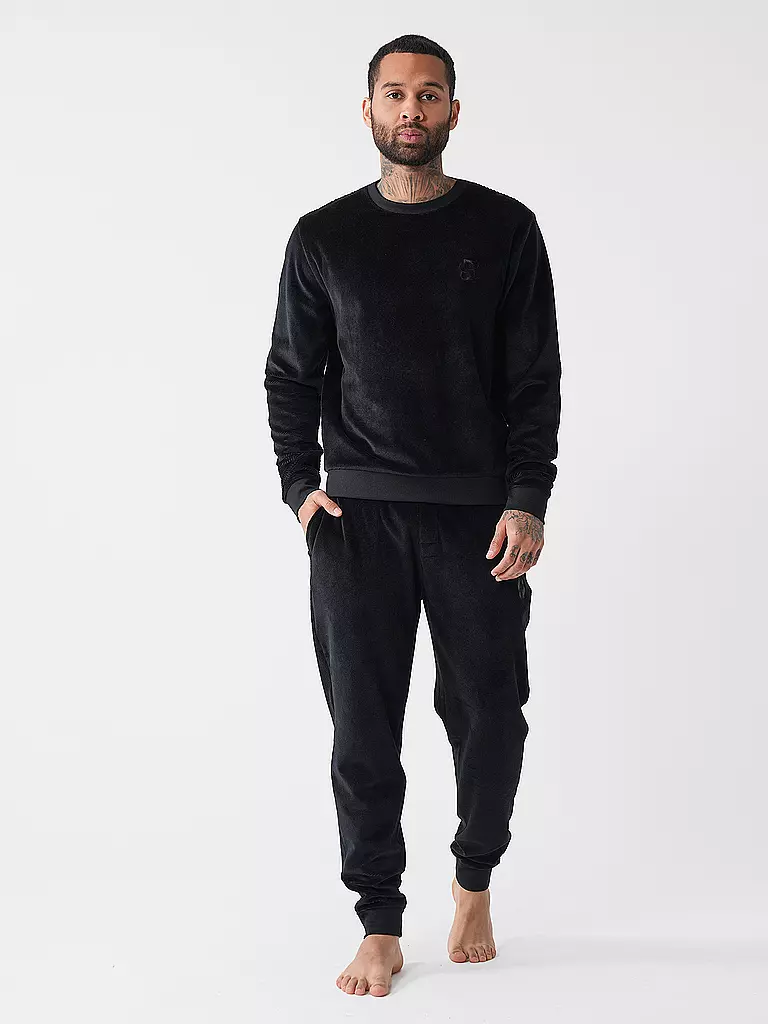 BOSS | Loungewear Sweater | schwarz
