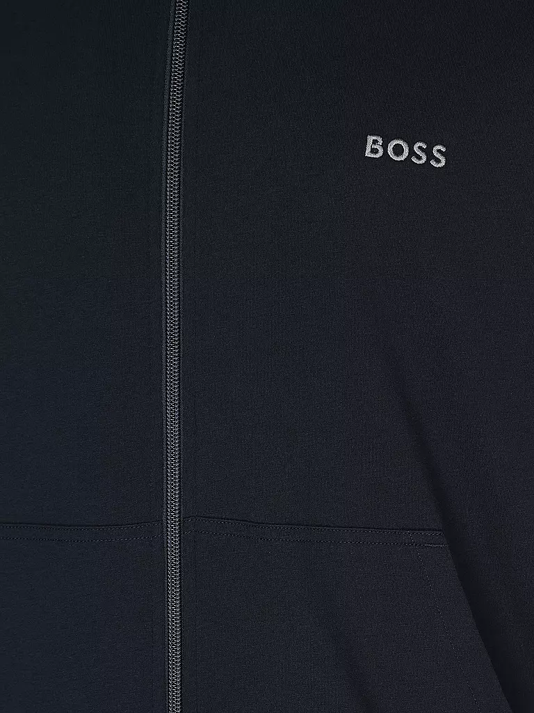 BOSS | Loungewear Sweatjacke  | dunkelblau