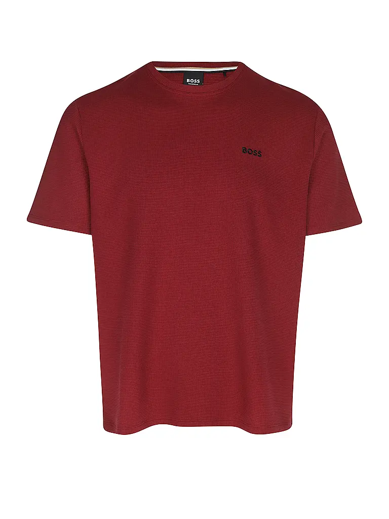 BOSS | Loungewear T-Shirt | dunkelrot