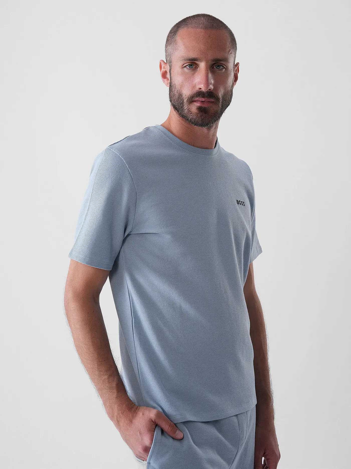 BOSS | Loungewear T-Shirt | hellblau