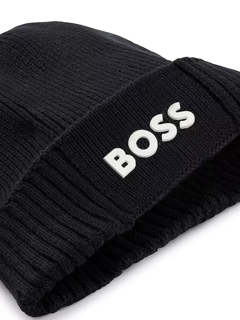 BOSS | Mütze - Haube  | schwarz