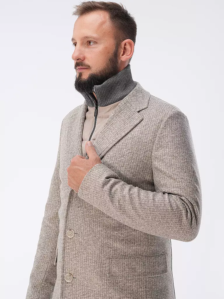 BOSS | Mantel Slim Fit H-HYDE-J-BIB-PAD-234 | creme