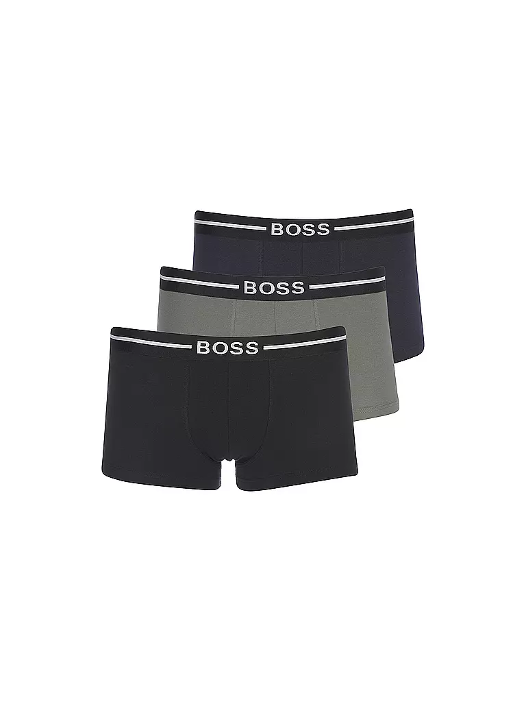 BOSS | Pants 3er Pkg schw d blau olive | bunt