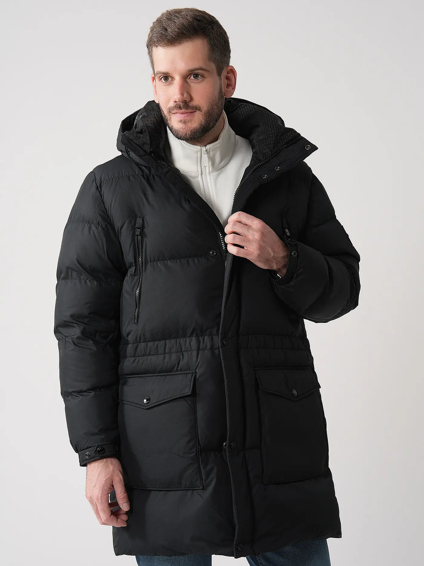 BOSS | Parka H-CONDOLO2 | schwarz