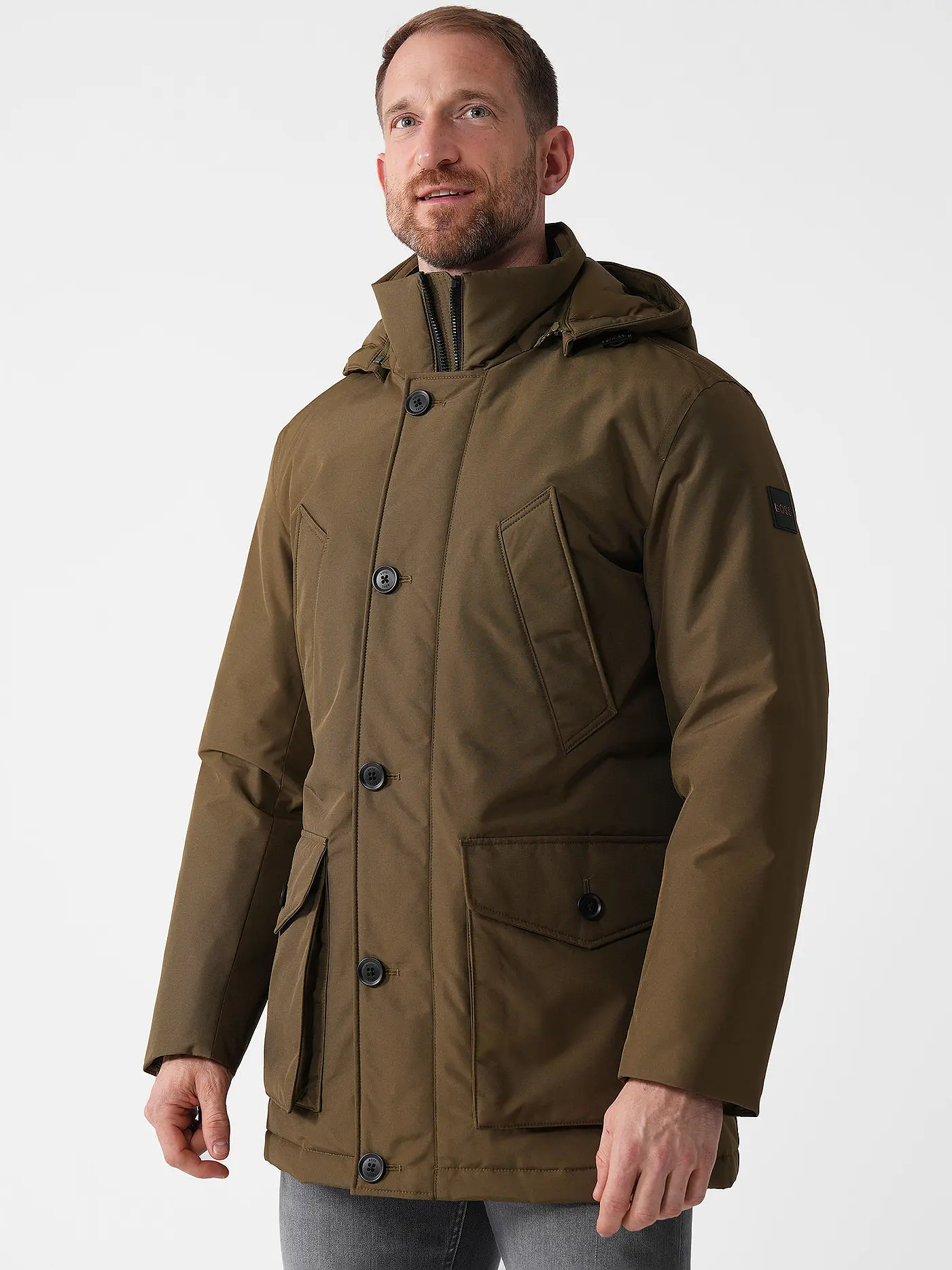 BOSS | Parka OSIASS | olive