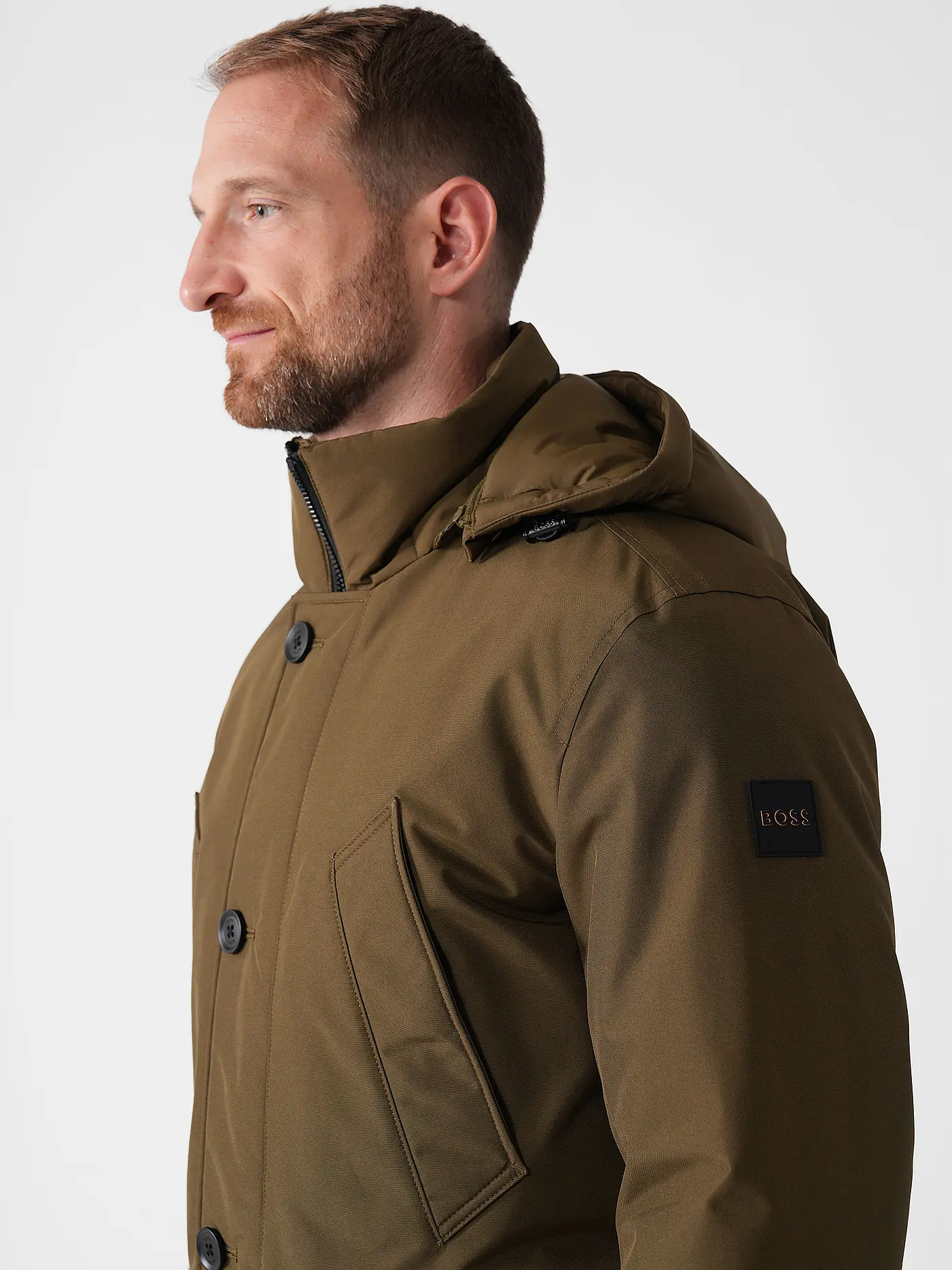 BOSS | Parka OSIASS | olive